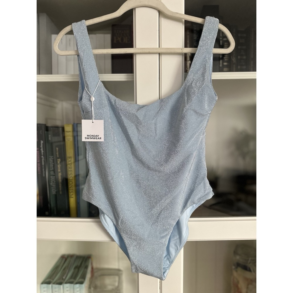 Monday Swimwear Light Blue One Piece